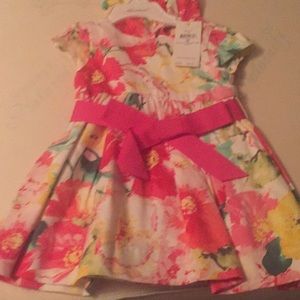 NWT Ralph Lauren floral dress. Size 6 months